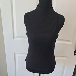 Maeve‎ Black Fitted Tank Top